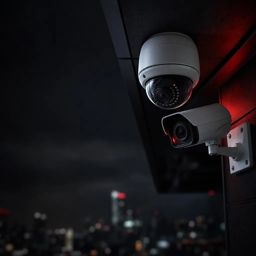 Professional CCTV dome and bullet security cameras